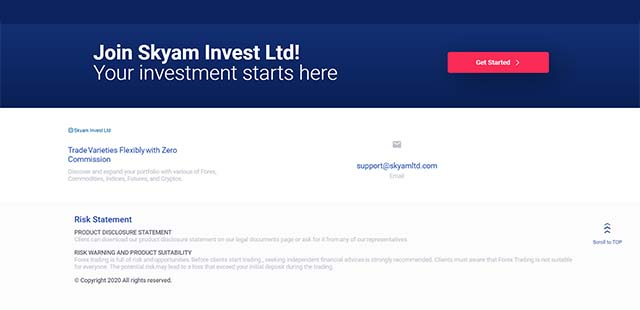 Skyam Invest Ltdは詐欺サイトなのか？
