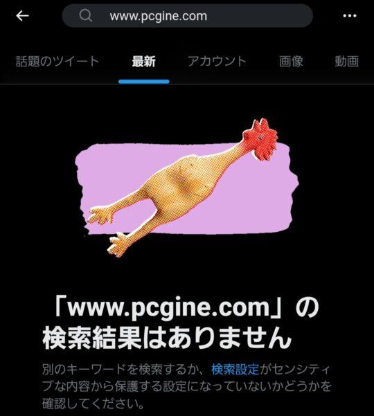 pcgineX（旧Twitter）