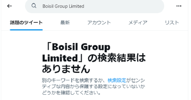 Boisil Group Limited x